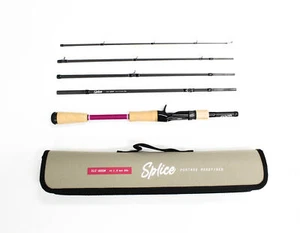 Feed Rod Baitcast Splice SLC-665M 5 piece Travel (0403) - Picture 1 of 6