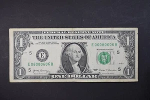 2017 $1 bill Triple Double 06080606 Richmond - Picture 1 of 2