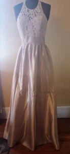 Jasmine Maxi Dress Women Size 14 Late Gold Color Wedding Guest Party - Picture 1 of 3