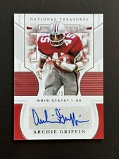 2021 Panini National Treasures Collegiate Archie Griffin Auto # /25