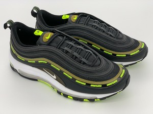 green black and white air max 97