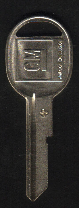 Chevy Pontiac Buick Oldsmobile Cadillac Spare GMC Key Blank Round K - Image 1 of 1