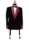 Men Black Smoking Jacket Designer Elegant Luxury Stylish Party Wear Blazer Coat