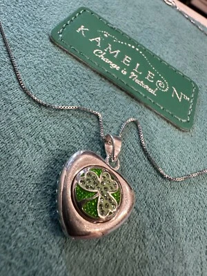 Collar Kameleon JewelPop Colgante Corazón Plata 925. Incluye Lucky Charm Pop Foto 1 de 4