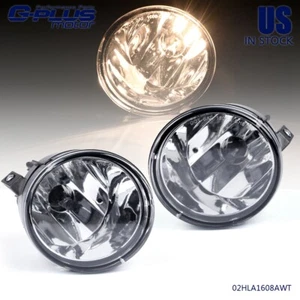 1 par de luces antiniebla de conducción para parachoques de lente transparente aptas para Nissan Titan 2004-2015 - Imagen 1 de 12