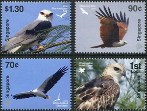 Singapore 2016 MiNr. 2405 - 2408 Singapur Birds of Prey Raptors 4v MNH** 5,00 € - Picture 1 of 1