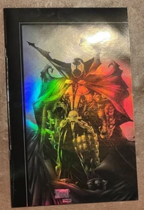 Spawn # 1- MX NYCC Virgin HOLO FOIL LTD to 500 copiesB&W McFarlane 1997/2024 - Picture 1 of 7
