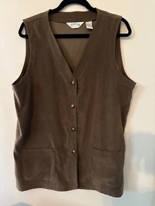 Orvis Weste Herren braun Knopfleiste Taschen leicht groß - Bild 1 von 10