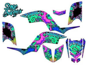 Kit de Gráficos Senge All Years RAPTOR 660 ZANY Teal Senge compatible con Yamaha - Imagen 1 de 7