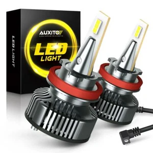 AUXITO H11B LED Headlights Bulbs LOW BEAM 6500K White KIT For Kia Fits Hyundai - Picture 1 of 10
