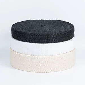 Heavy Duty Cotton Tape Webbing Canvas Tapes Carpet Mat Edging Bag Trim Material - Picture 1 of 7
