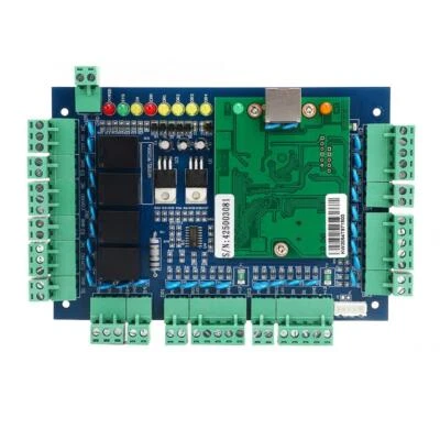 Wiegand Access Control Panel 4 Door RFID Reader Keypad Lock Web Security Entry - Image 1 of 4