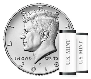 2018 P&D KENNEDY HALF DOLLAR Set (2 COIN SET) Brilliant Uncirculated Quality. - Picture 1 of 2