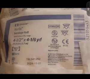 Gasa de rollo de vendaje Kerlix pelusa 6 capas 4,5"" X 4,1 yardas estéril - paquete de 12 - Imagen 1 de 2