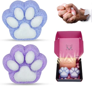 Taba Squishy Paw, Cat Paw Squeeze Toys, Cute Kawaii FuFu Squishies, Sticky Squis - Picture 1 of 7
