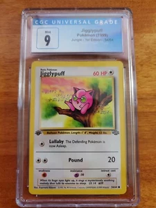 Jigglypuff Jungle Set First Edition 1st CGC 9 Pokemon - Picture 1 of 2