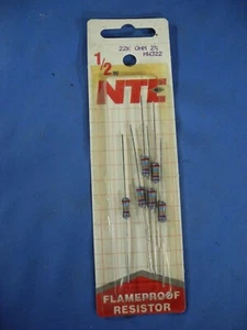 NTE Flameproof Resistor 22k Ohm 2%. 1/2W HW322 - Bild 1 von 4