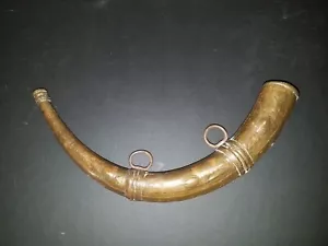 Black Powder Horn Persian-Middle Eastern-Ottoman Era - Picture 1 of 12