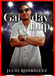 2025 Topps Series 1 - Gameday Drip - Julio Rodriguez #GD-13 - Picture 1 of 2