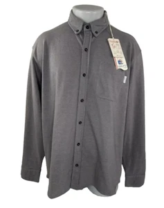 Neu mit Etikett Laguna Herrenhemd klein grau Knopfleiste Stretch Langarm Kragen Surf - Bild 1 von 6