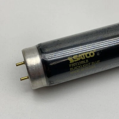 (2-Pack) Satco F20T12/BLB Fluorescent 20W 24" Lamp Light Bulb Blacklight Blue - Image 1 of 4