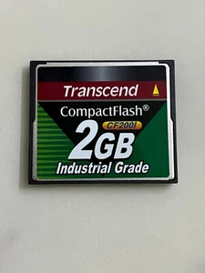 10 pcs CF Card New Original Transcend CompactFlash CF200I 2 GB Industrial Grade - Picture 1 of 5