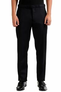 Christian Dior Men's 100% Wool Black Dress Pants Size 28 30 32 34 36