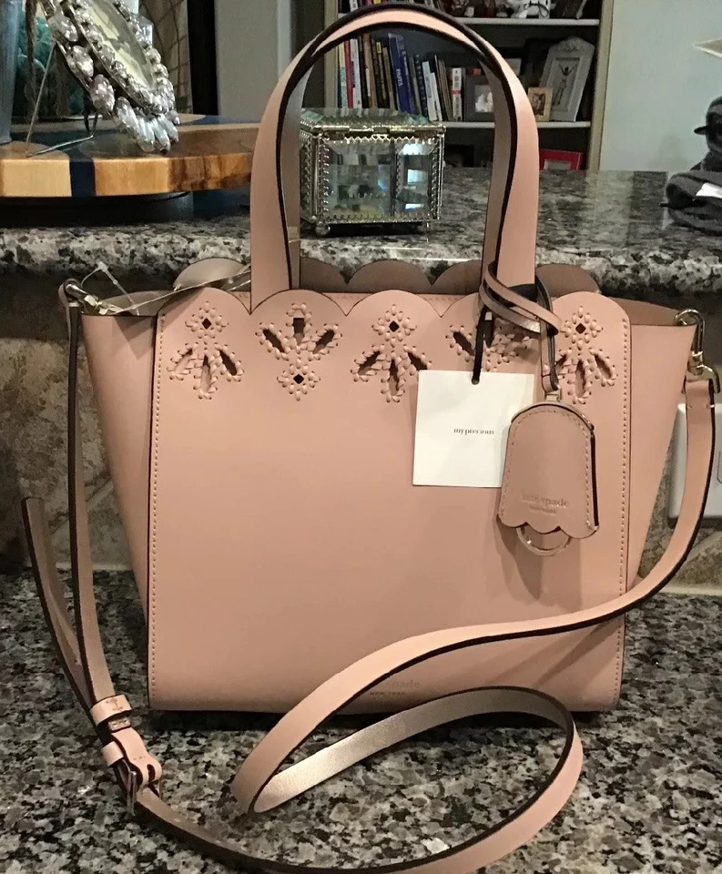 Kate Spade Magnolia Street Eyelet Mini Mina Handbag Blush Pink WKRU5881