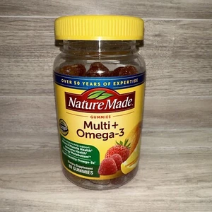 Nature Made Multi+ Omega-3 Dietary Supplement 80 Gummies 6/25 - Picture 1 of 3