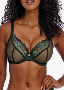 Sujetador Freya Deep Emerald con aros TALLA 38DDD  - Imagen 1 de 4
