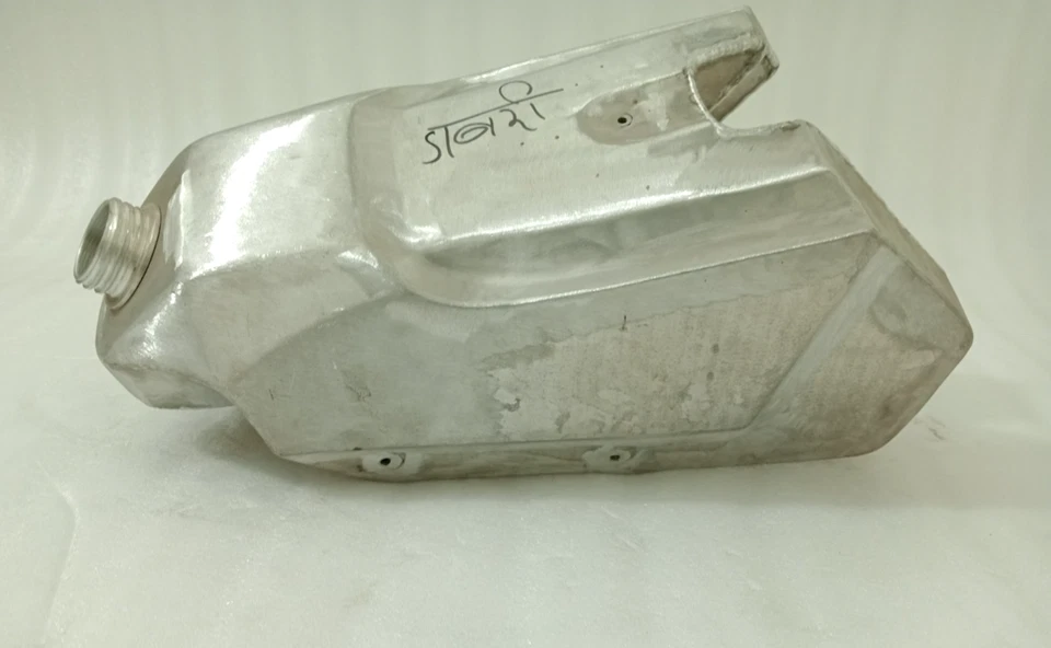 Tanque de gasolina Kawasaki KX125 KX 125 1988-89 aluminio crudo sin pulir combustible Foto 1 de 4