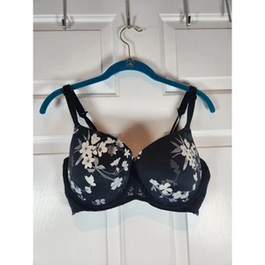 Gepolsterter Push-up-Bügel-BH mit Bügel 38DD marine & schwarz von Auden The Daydream - Bild 1 von 11