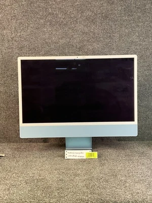 Apple iMac 24" A2438 M1 2021 – Cracked Screen – Locked – As Is - Image 1 of 4