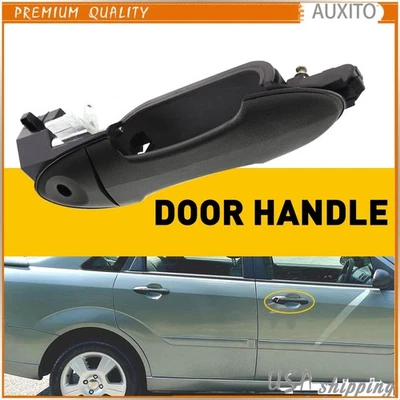 Manija y soporte de puerta lateral derecha derecha derecha negro para Ford Focus EK 2000-2007 Foto 1 de 4