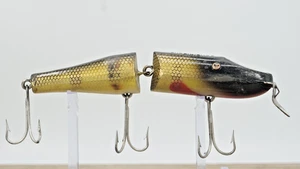 Vintage Jointed 5" Creek Chub Pikie Musky/Pike Crank Bait Perch Fishing Lure - Picture 1 of 11