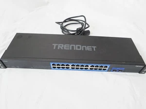 TRENDnet TEG-30262 \ A - 24-port Gigabit Switch with 2x 10G SFP+Slots V1.1R - Picture 1 of 11