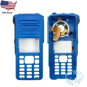 Blue Replacement Repair Housing Case W/ FST Speaker For XPR7550e DGP8550e Radio - Picture 1 of 5