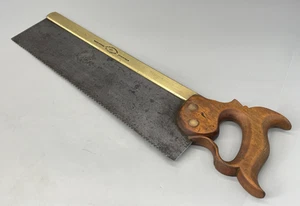 Vintage Marples Hibernia Brass Backed 14" Tenon Saw 11TPI Woodworking Old Tool - Picture 1 of 18