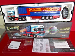 Corgi CC12937 Scania Topline Curtainside Olivers Haulage   Sights & Sounds New - Picture 1 of 10