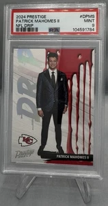 PATRICK MAHOMES II 2024 PRESTIGE FOOTBALL DRIP CASE HIT SP CHIEFS PSA 9 - Picture 1 of 2