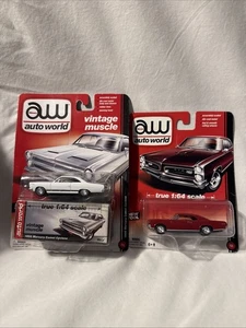 AW 2 Stück 1966 Mercury & Pontiac Maßstab 1:64 B09 - Bild 1 von 6