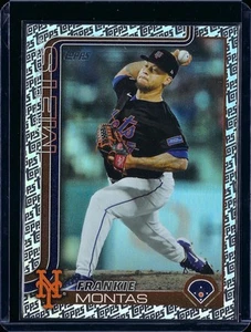 2025 Topps #644 Frankie Montas Topps logo modello lamina New York Mets - Foto 1 di 2