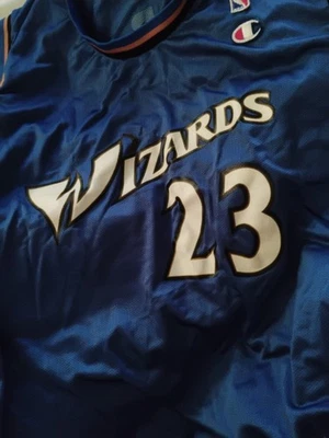 Camiseta vintage Michael Jordan Washington Wizards talla mediana 40 campeón Foto 1 de 4