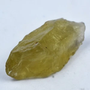 Uncut Raw Rough Lemon Topaz 98.30 Ct Natural CERTIFIED Loose Gemstone - Picture 1 of 7