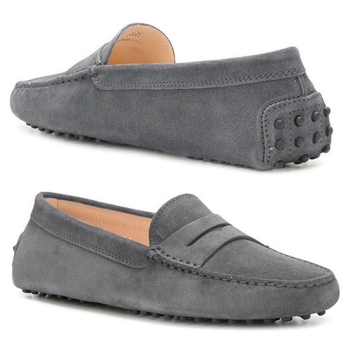 TOD’S Scarpe da guida Tods Gomini grigio 138433018