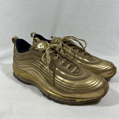 Nike Air Max 97 Mens US 11.5 Metallic Olympic Gold CT4566-70 Athletic Sneaker - Image 1 of 4