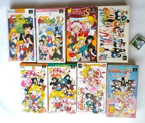Lot 8 SFC Sailor Moon R Super S Nintendo Super Famicom Naoko Takeuchi Japan Spiel - Bild 1 von 24