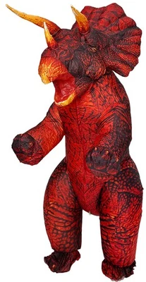Triceratops Inflatable Dinosaur Halloween Costume - Adult One Size - Image 1 of 4