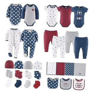Newborn Clothes & EssentIals Set, 30 Piece Baby Boy Layette Gift Set, 0-3 - Picture 1 of 7