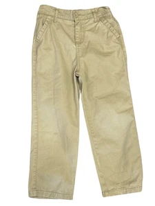 CB49# Store Twenty One Boy’s Beige Straight Leg Pockets Adjustable Jeans 6 Years - Picture 1 of 18